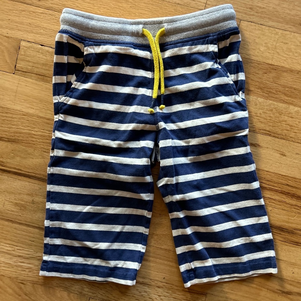 Mini Boden Striped Jersey Baggies